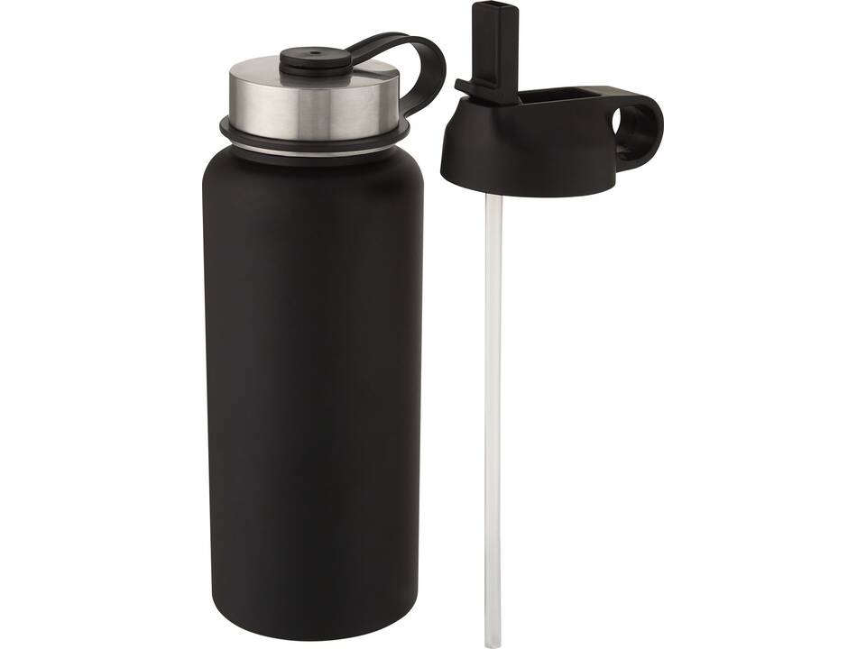 Vacuüm geïsoleerde drinkfles met 2 deksels - 1000 ml 5