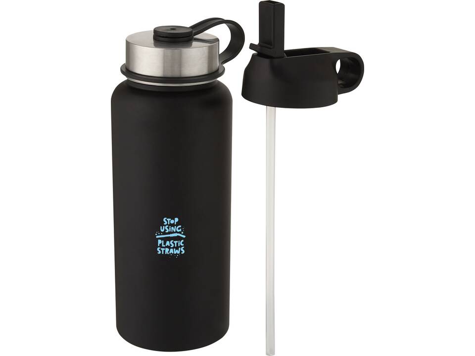 Vacuüm geïsoleerde drinkfles met 2 deksels - 1000 ml 6