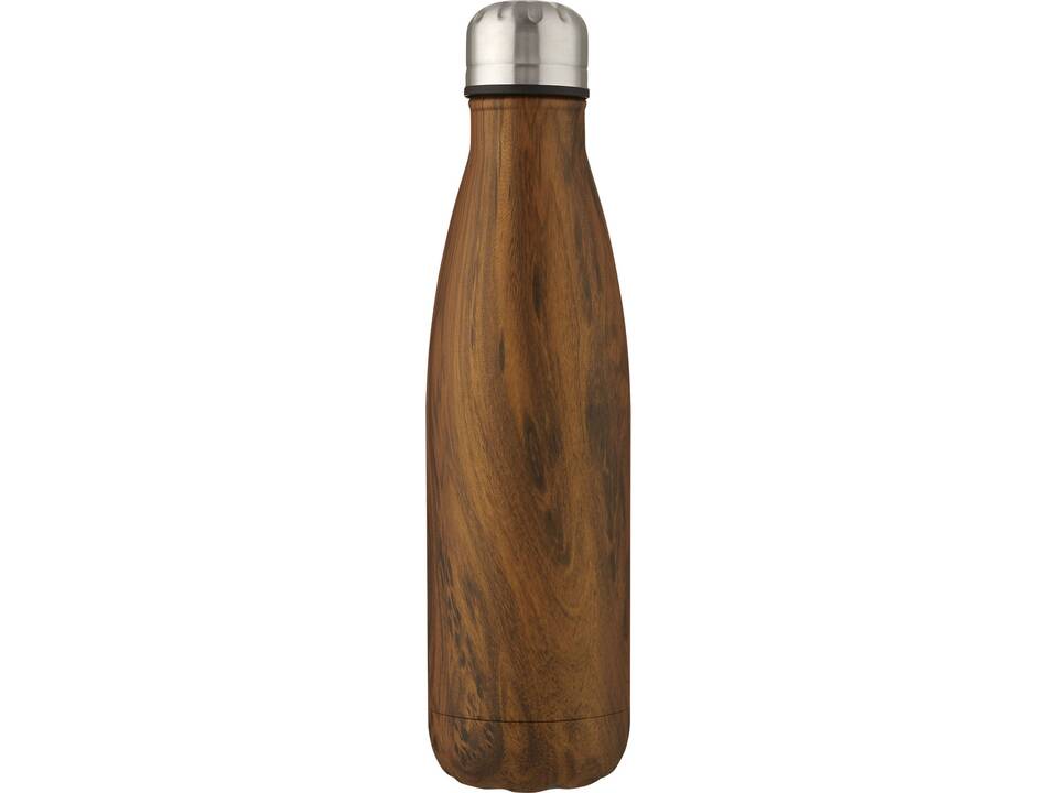 Houtlook vacuüm geïsoleerde drinkfles - 500 ml 8
