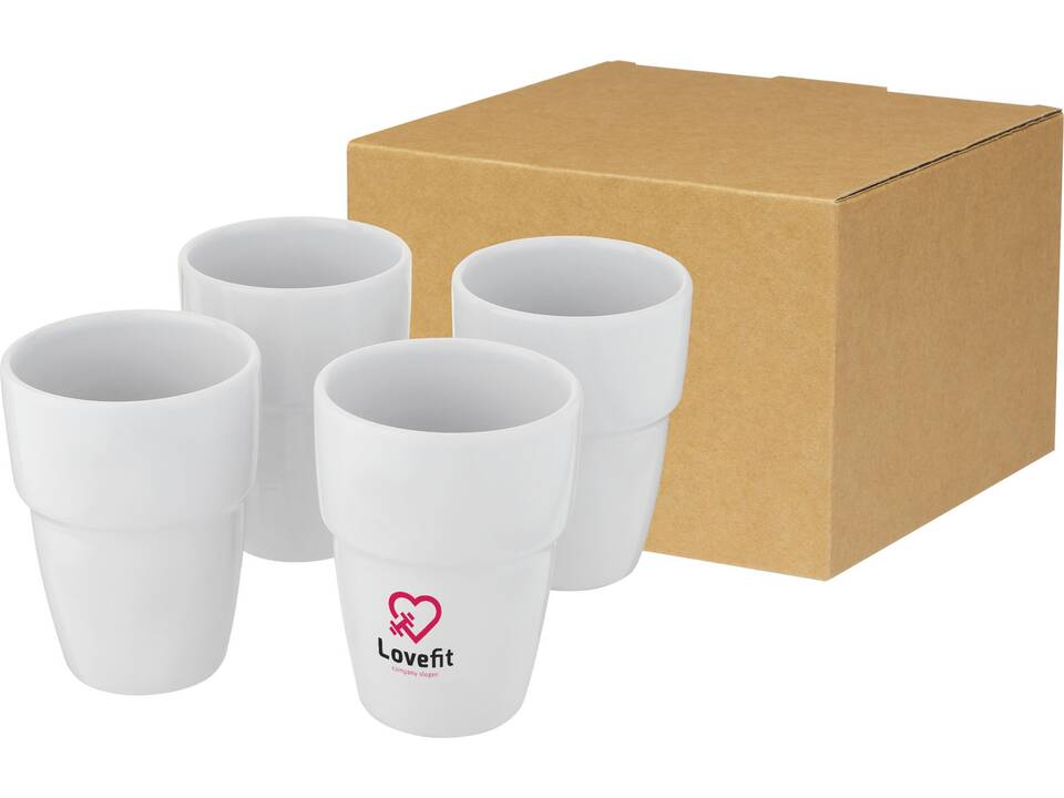 Staki 4-delige geschenkset van stapelbare mokken - 280 ml 1
