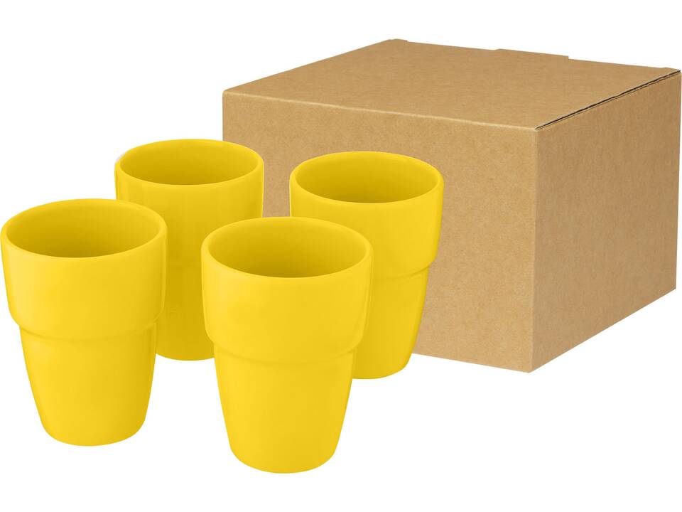 Staki 4-delige geschenkset van stapelbare mokken - 280 ml 5
