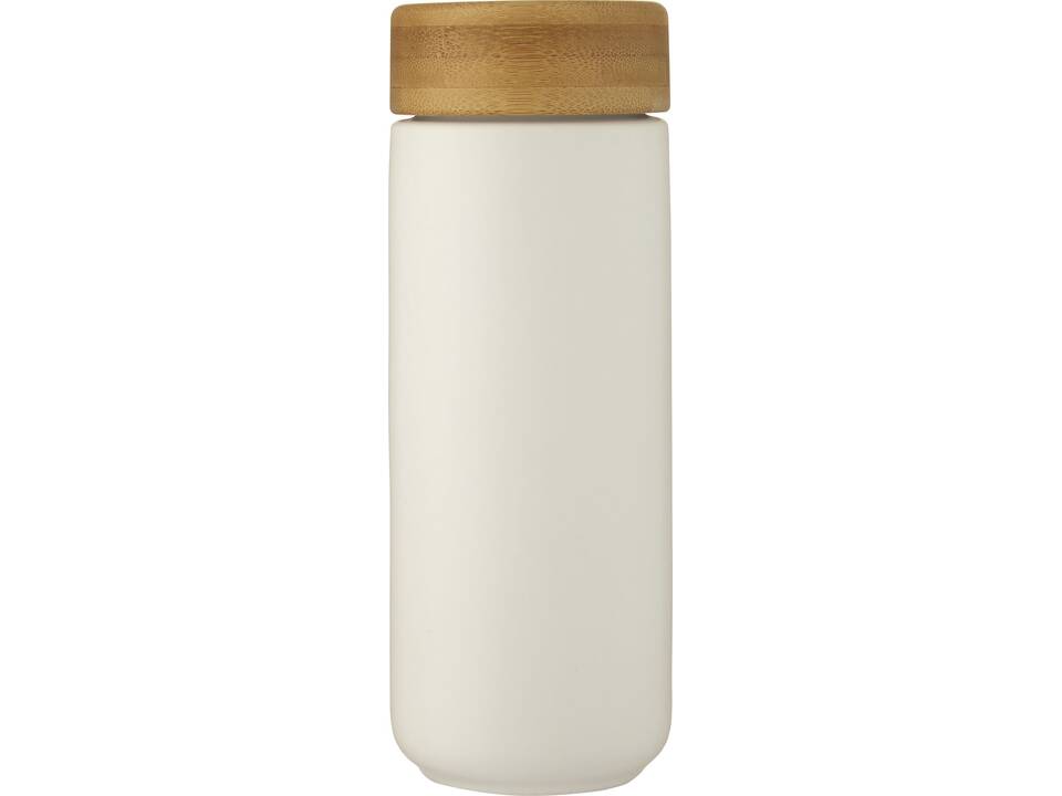 Lumi keramische beker met deksel van bamboe - 300 ml 4