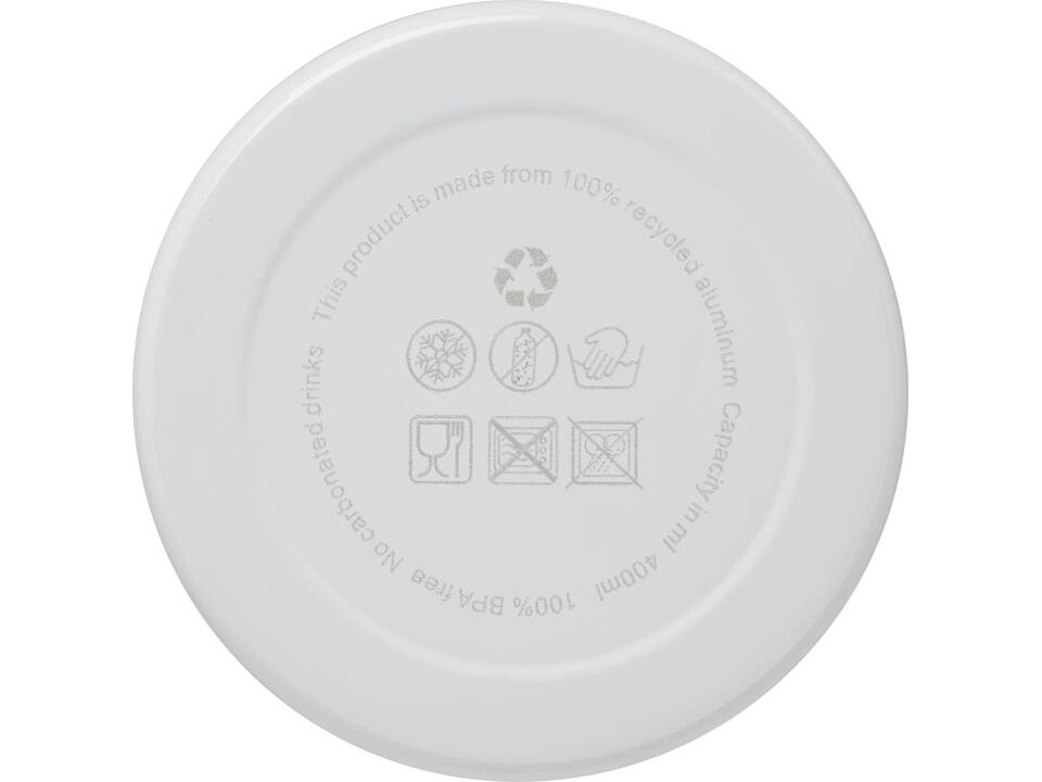 Oregon waterfles van RCS-gecertificeerd gerecycled aluminium met karabijnhaak - 400 ml 2