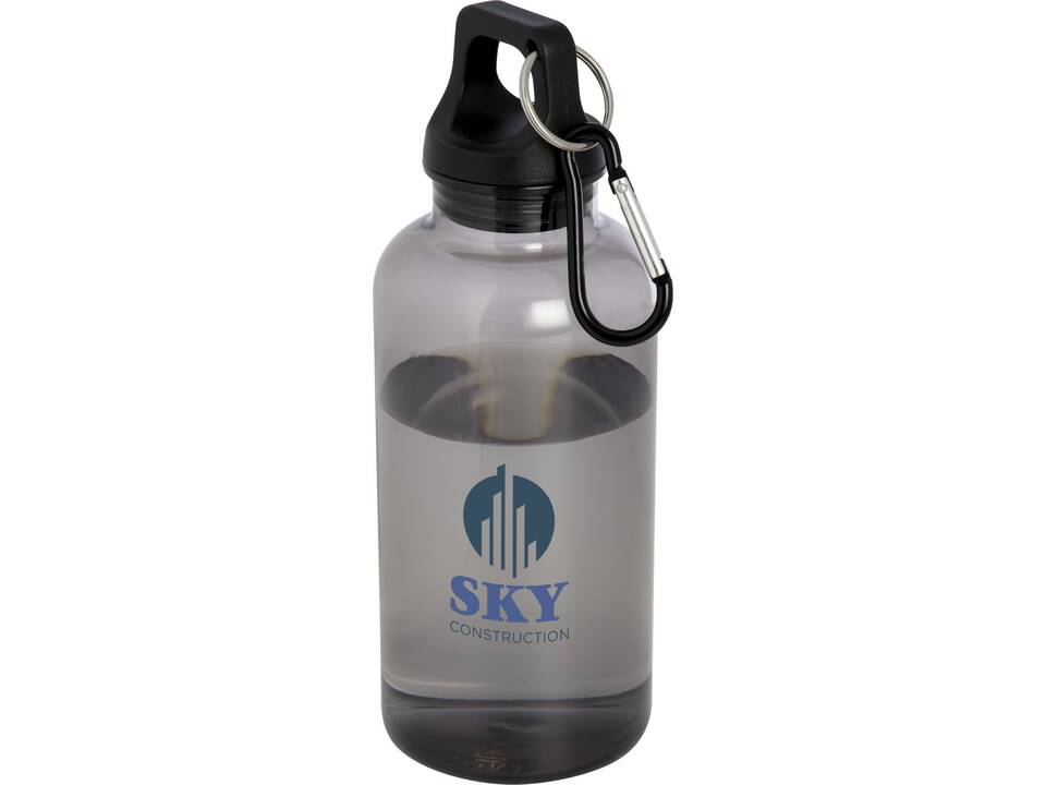 Oregon 400 ml waterfles van RCS-gecertificeerd gerecycled plastic met karabijnhaak 22