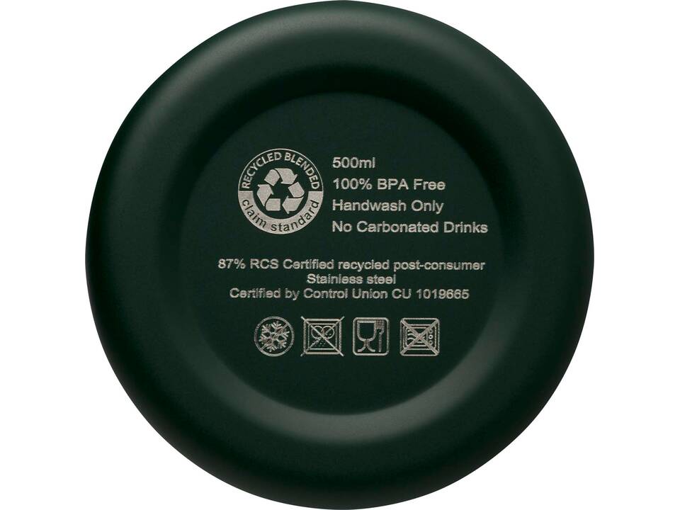 Spring 500 ml RCS gecertificeerde vacuümgeïsoleerde fles van koper 30