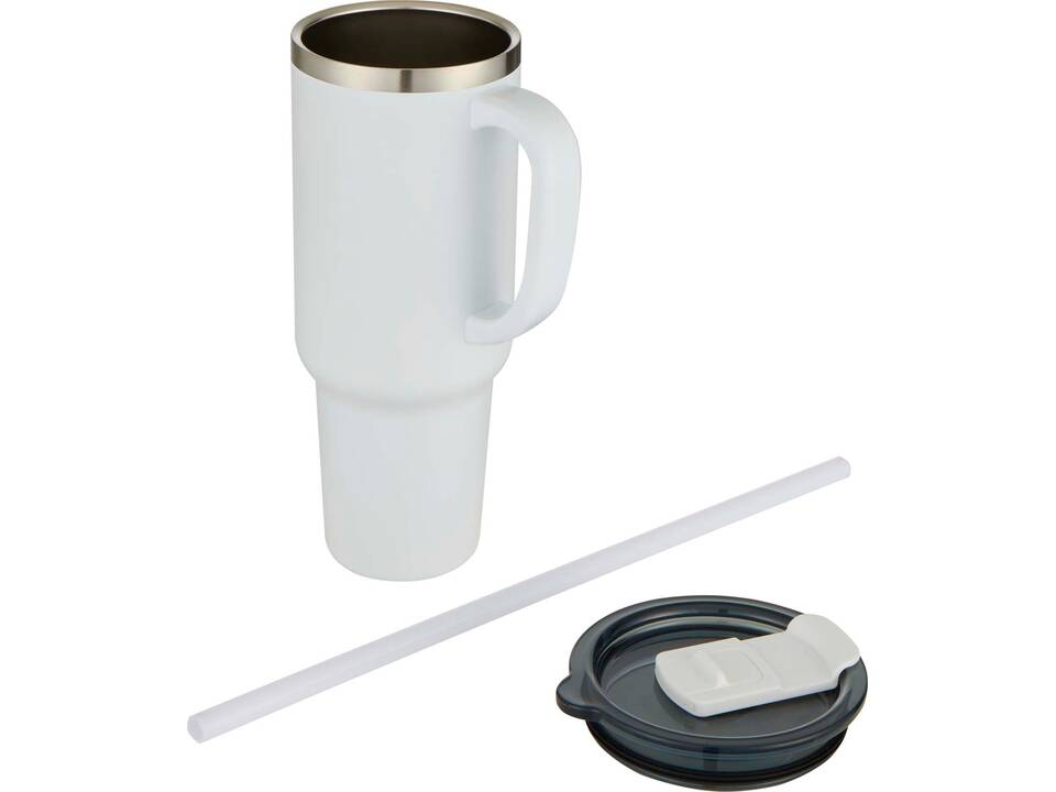 Sydney 1200 ml dubbelwandige RCS gecertificeerde vacuümgeïsoleerde mok van koper met rietje 11