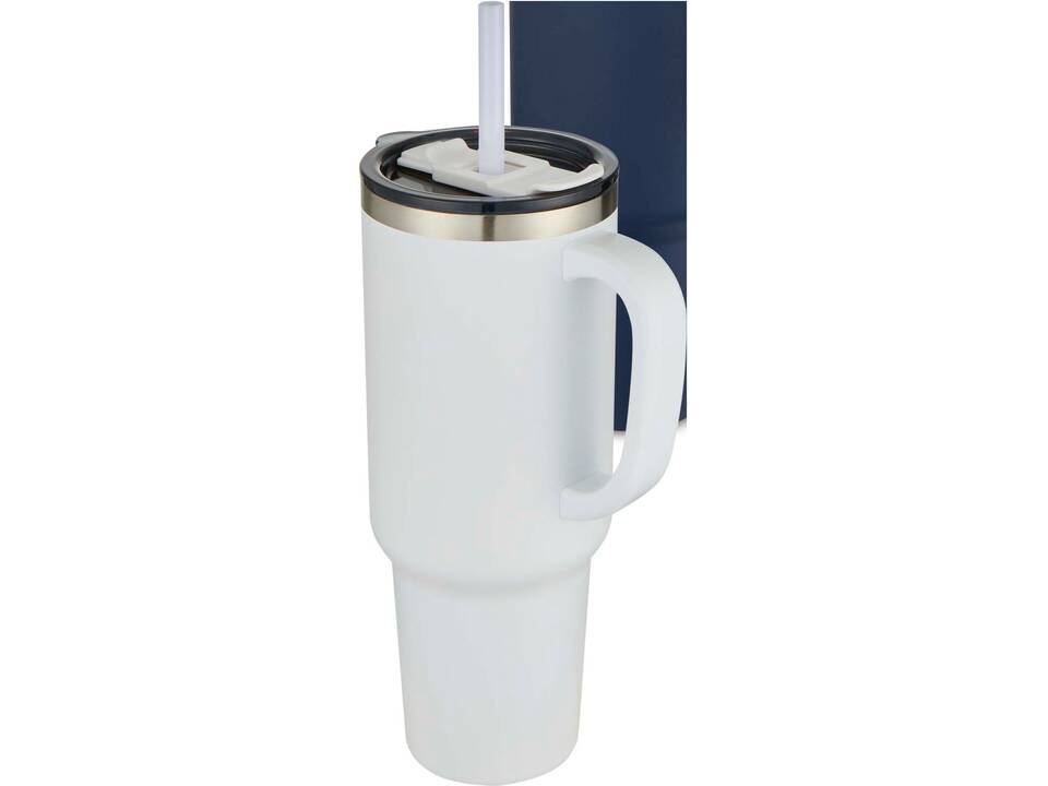 Sydney 1200 ml dubbelwandige RCS gecertificeerde vacuümgeïsoleerde mok van koper met rietje 3