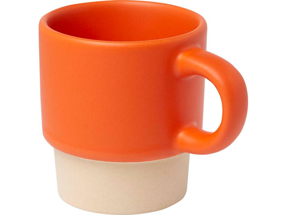 Olympia 130 ml stapelbare expressokop met kleibodem 6