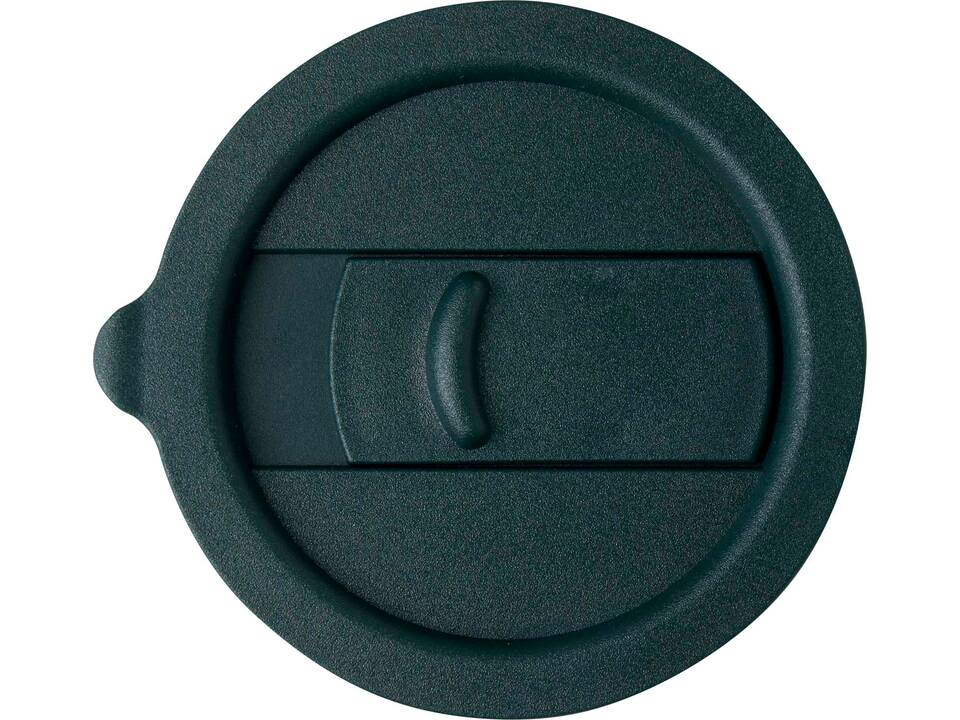 Java 330 ml beker van keramiek met siliconen wikkel en plastic deksel 16