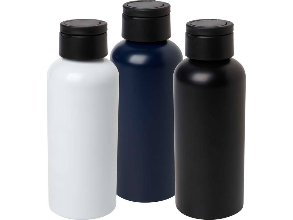 Trinity 600 ml waterfles van RCS gecertificeerd gerecycled aluminium met deksel van RPET 13