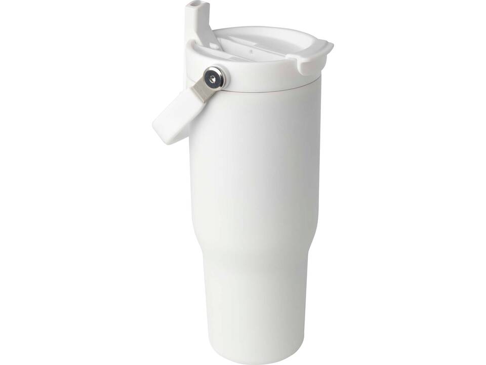 Bronx 900 ml RCS gecertificeerde, vacuüm geïsoleerde beker van gerecycled roestvrij staal en koper met deksel met dubbele functie 4