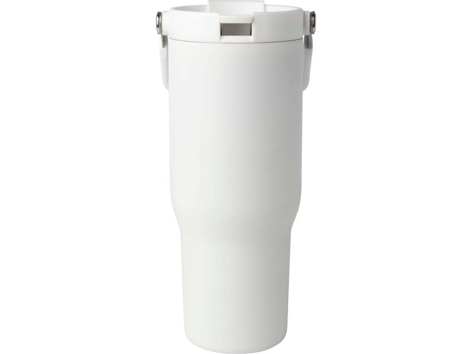 Bronx 900 ml RCS gecertificeerde, vacuüm geïsoleerde beker van gerecycled roestvrij staal en koper met deksel met dubbele functie 2