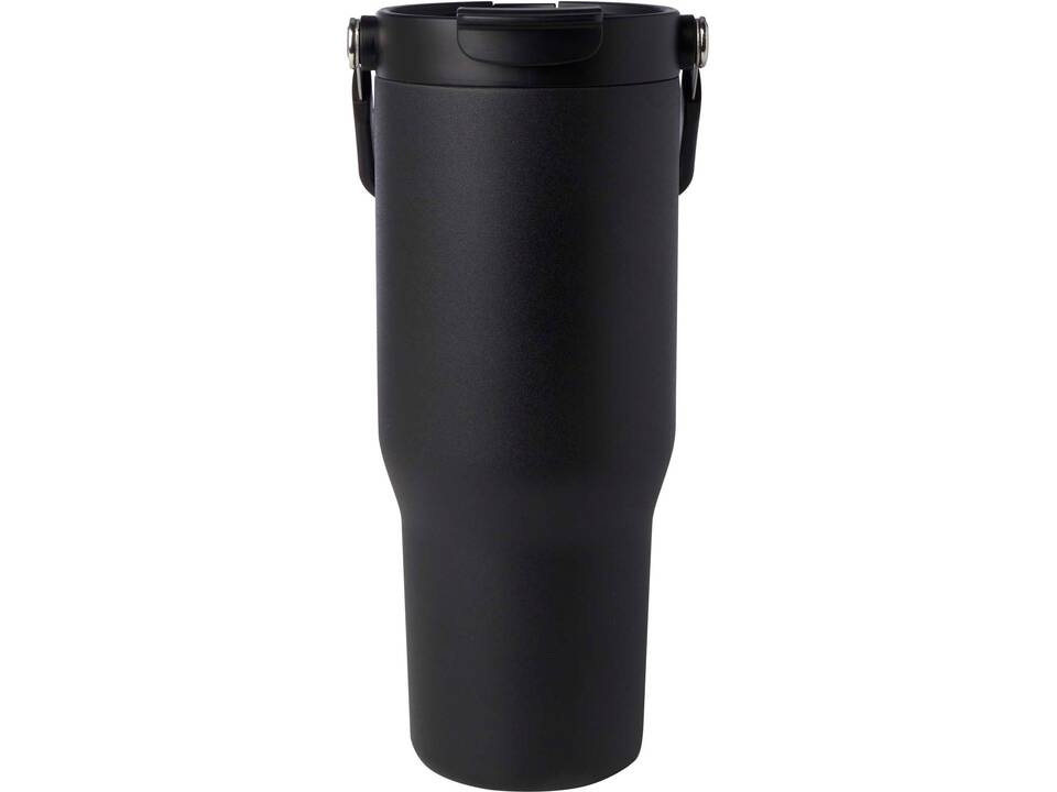 Bronx 900 ml RCS gecertificeerde, vacuüm geïsoleerde beker van gerecycled roestvrij staal en koper met deksel met dubbele functie 32