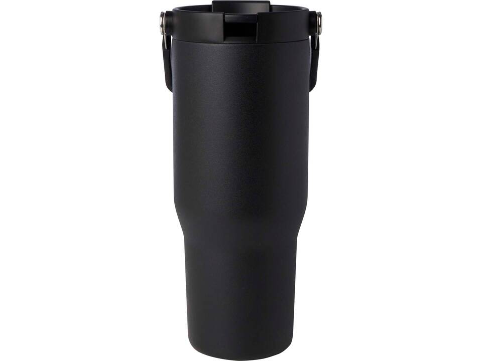 Bronx 900 ml RCS gecertificeerde, vacuüm geïsoleerde beker van gerecycled roestvrij staal en koper met deksel met dubbele functie 31