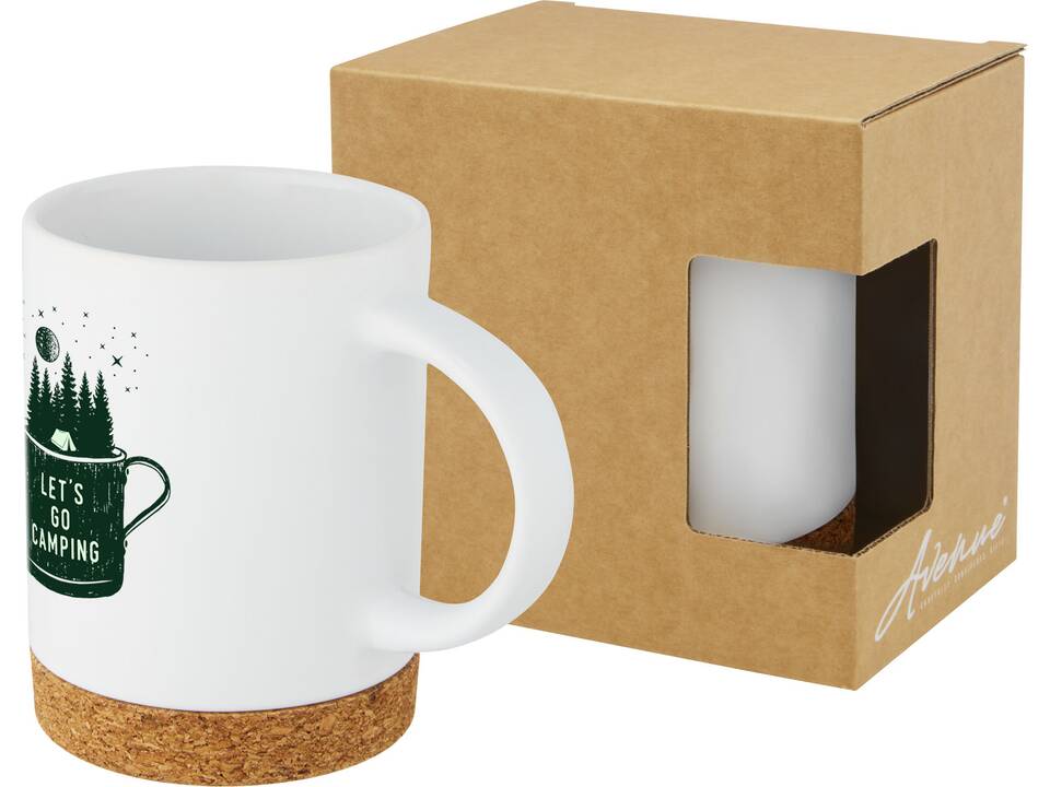 Keramische mok met bodem van kurk - 425 ml 2