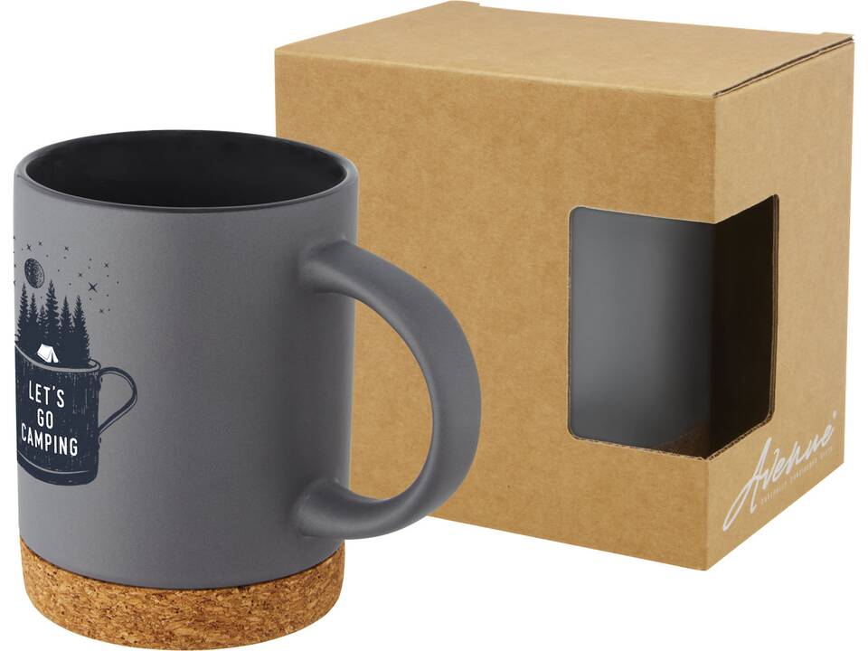 Keramische mok met bodem van kurk - 425 ml 8