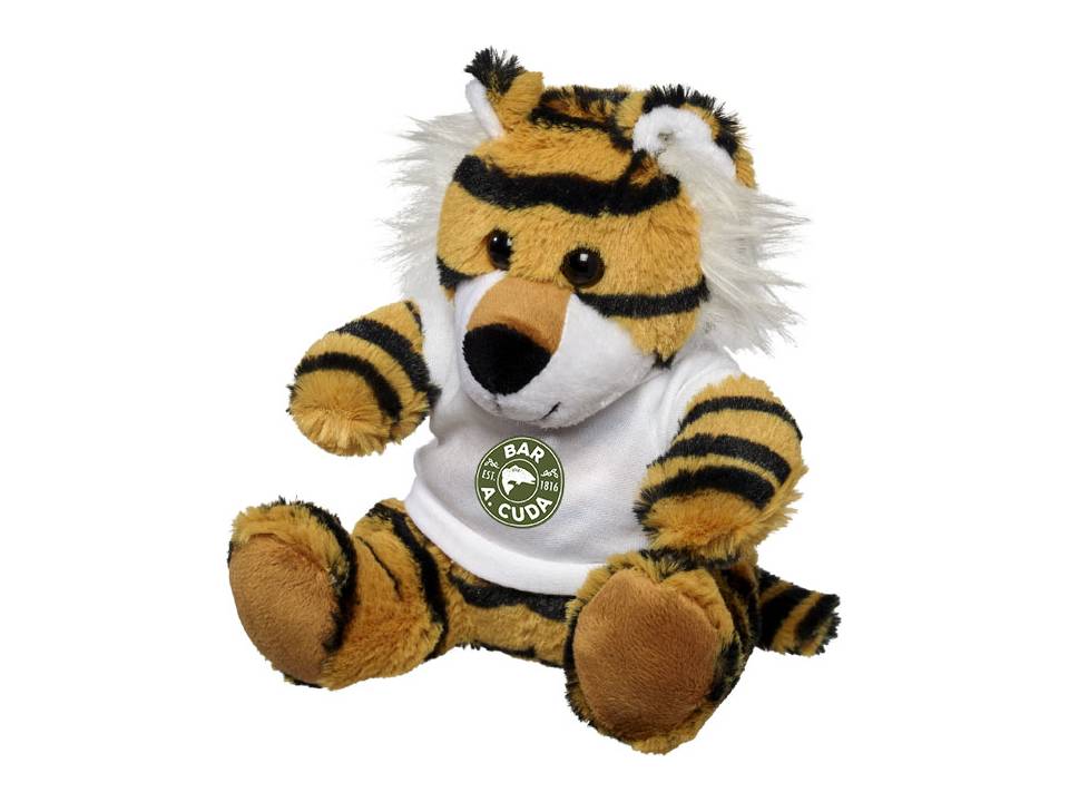 Knuffel tijger met T-shirt 1