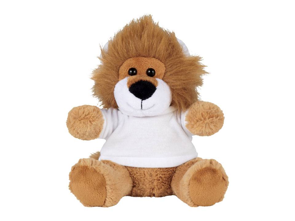 Knuffel leeuw met T-shirt 2