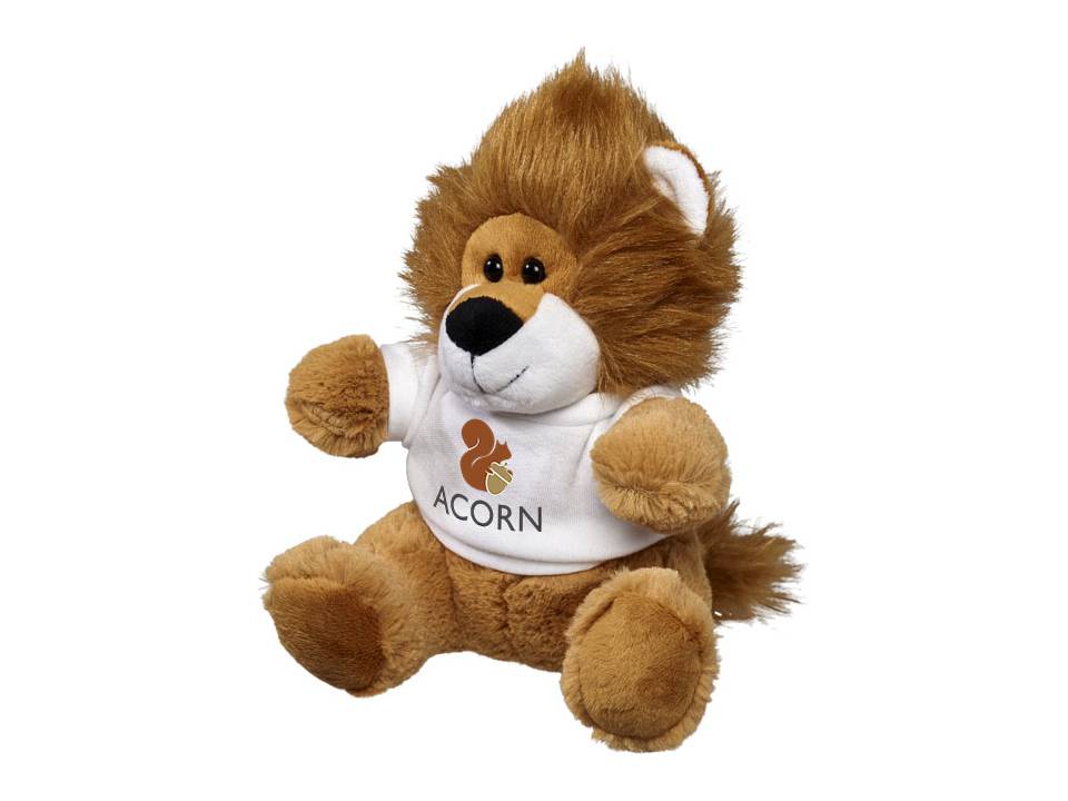 Knuffel leeuw met T-shirt 1