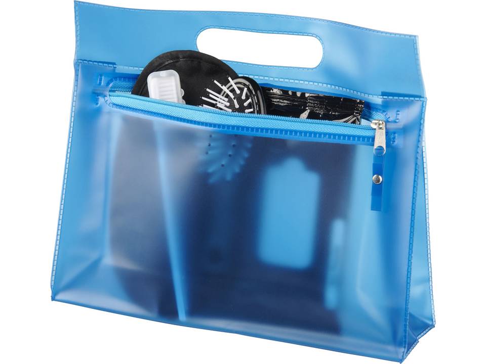 Paulo transparant PVC toilettas 10