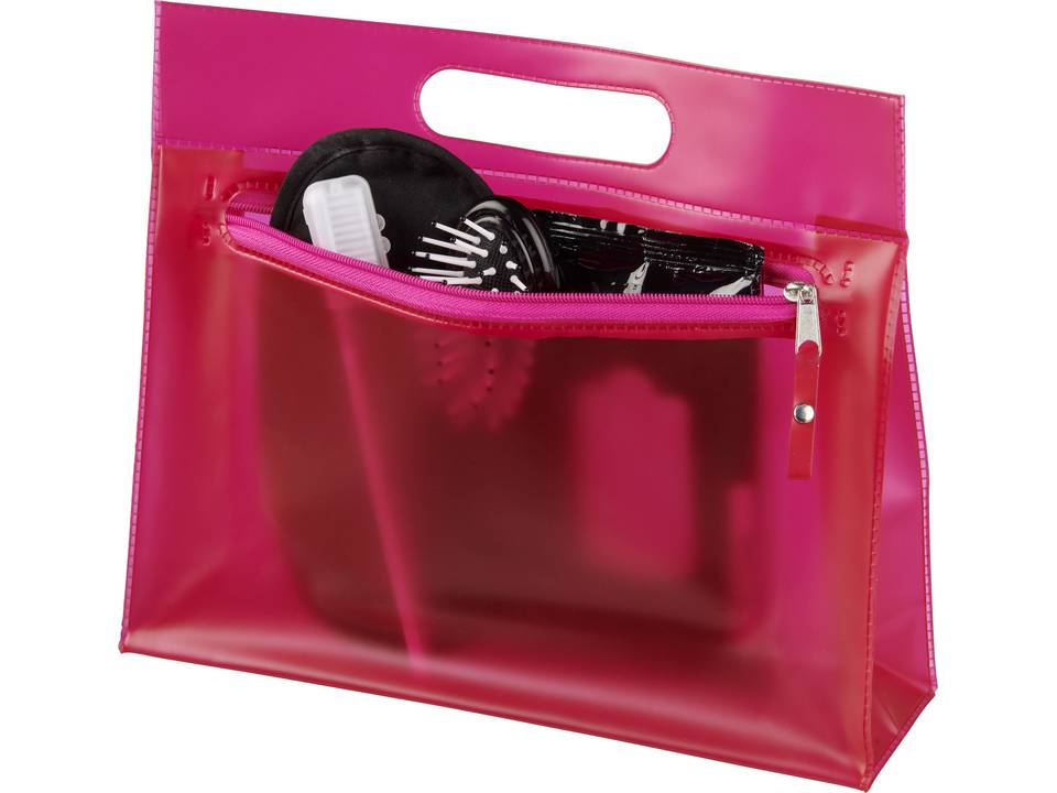 Paulo transparant PVC toilettas 19