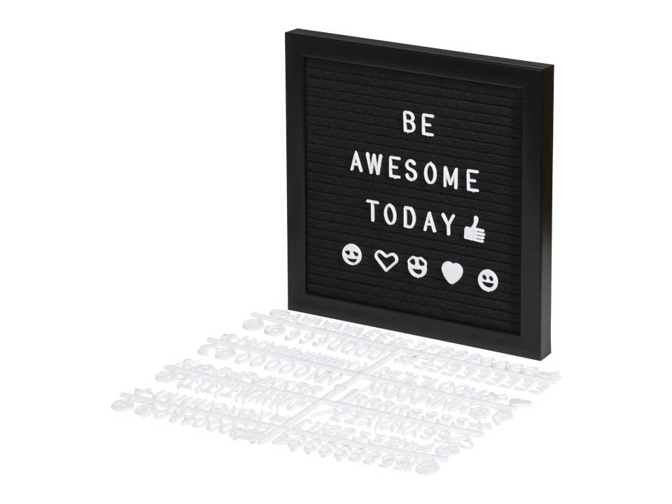 Vilten bord voor je boodschap 1