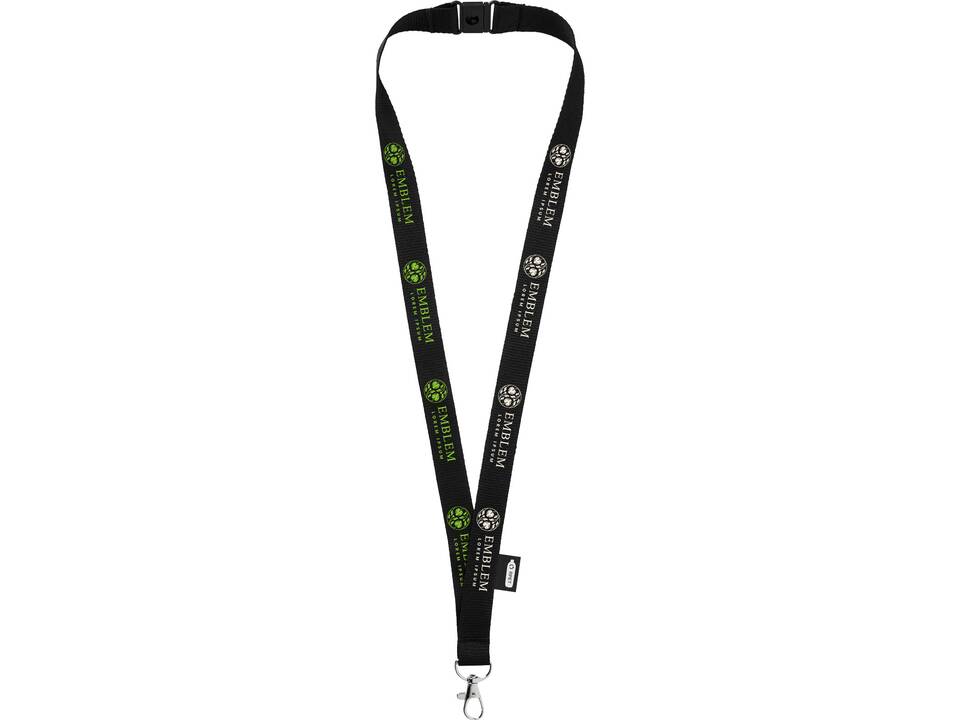 Gerecyclede PET lanyard met veiligheidssluiting 3