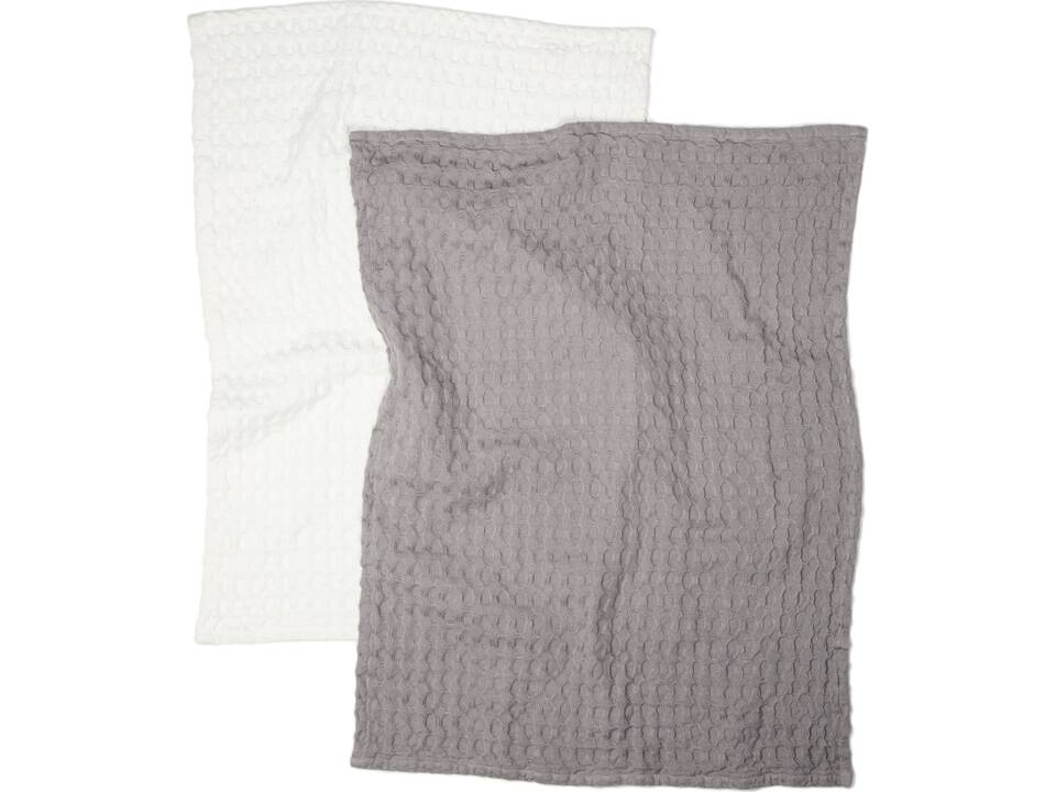 VINGA Cromer keukenhanddoek wafeltjespatroon, 2 stuks 1