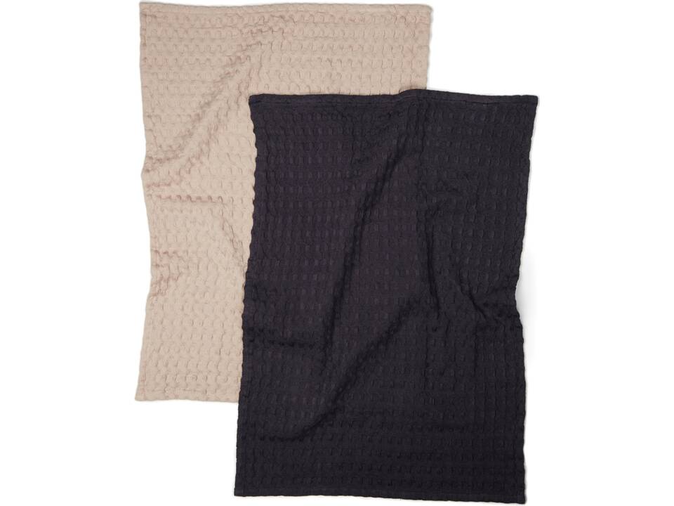 VINGA Cromer keukenhanddoek wafeltjespatroon, 2 stuks 7