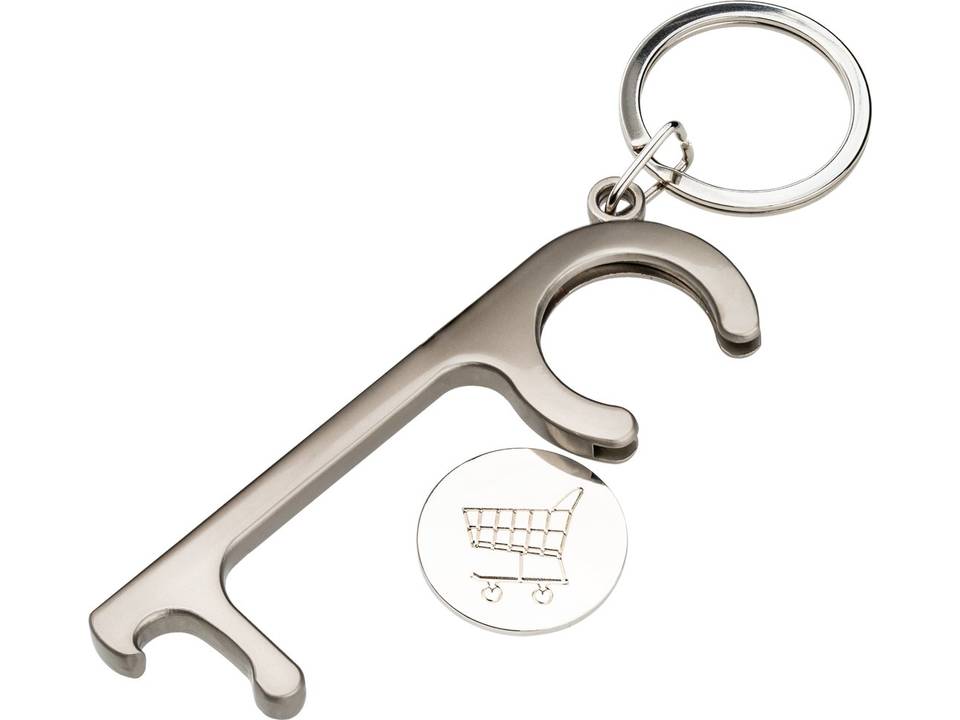 MY-CADDY-DISTANCE sleutelhanger winkelwagenchip 1