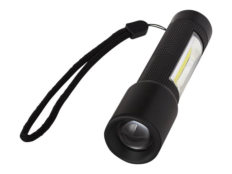 Compacte zaklamp met COB zijlicht 5
