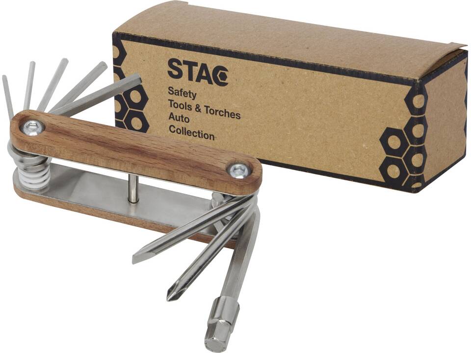 Fixie houten multitool voor fietsen met 8 functies 6