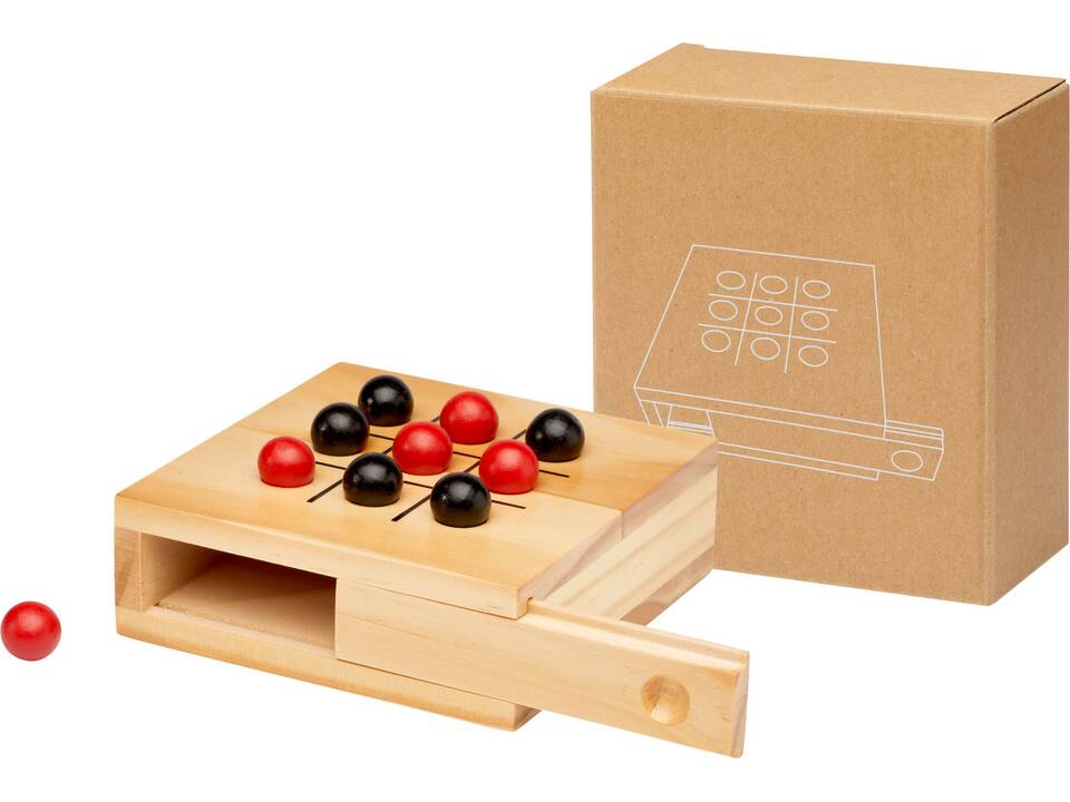 Strobus houten boter-kaas-en-eieren spel 4