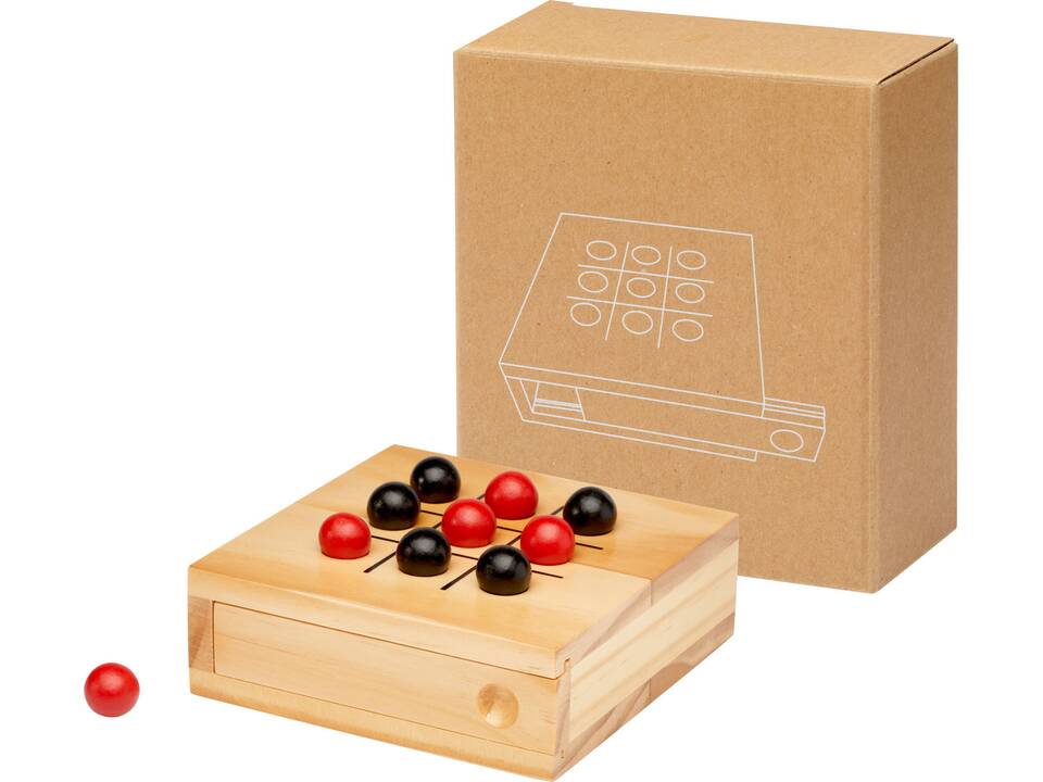 Strobus houten boter-kaas-en-eieren spel 5