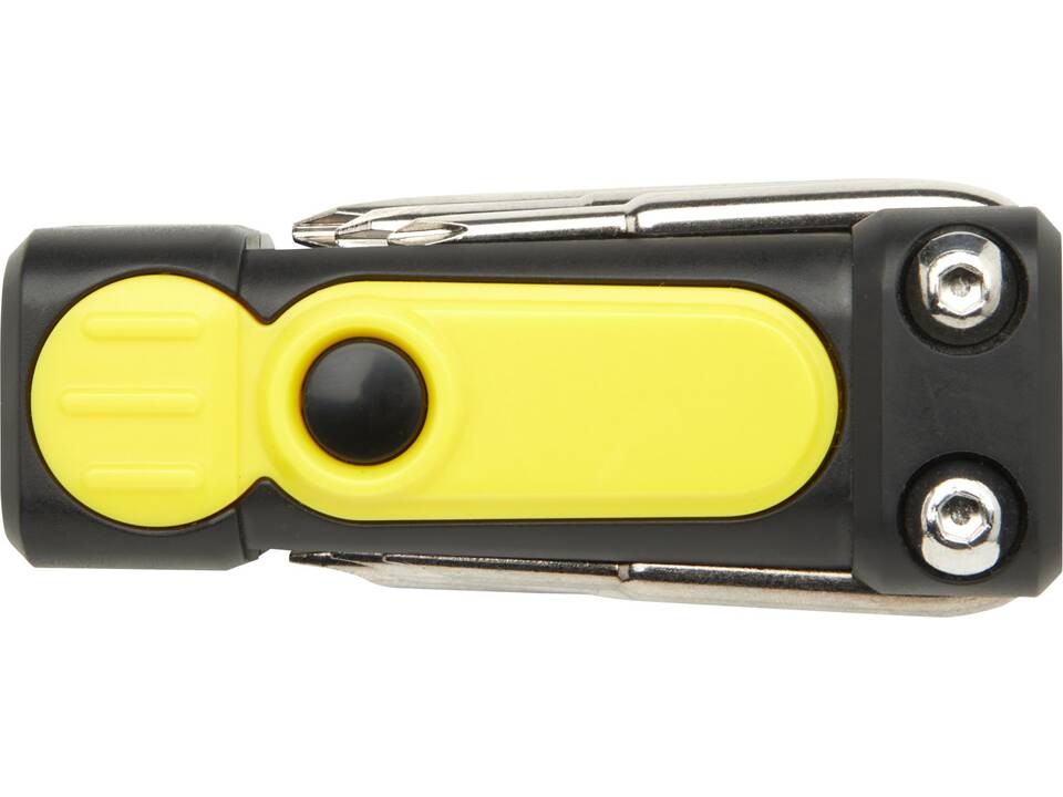 Octo 8-in-1 schroevendraaierset van RCS gerecycled plastic met zaklamp 3