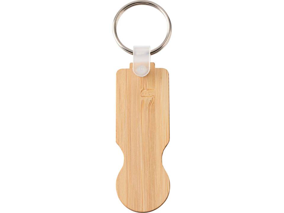 Ronan bamboe trolley sleutelhanger 3