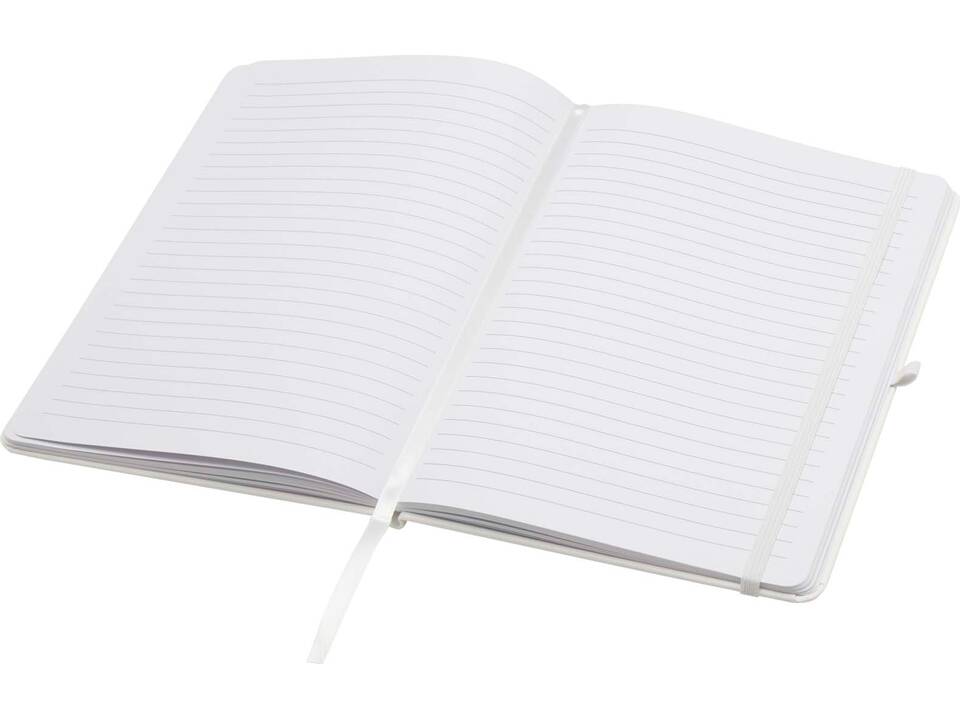 Teak A5 gerecycled notitieboek met harde kaft en gelinieerde pagina's 5