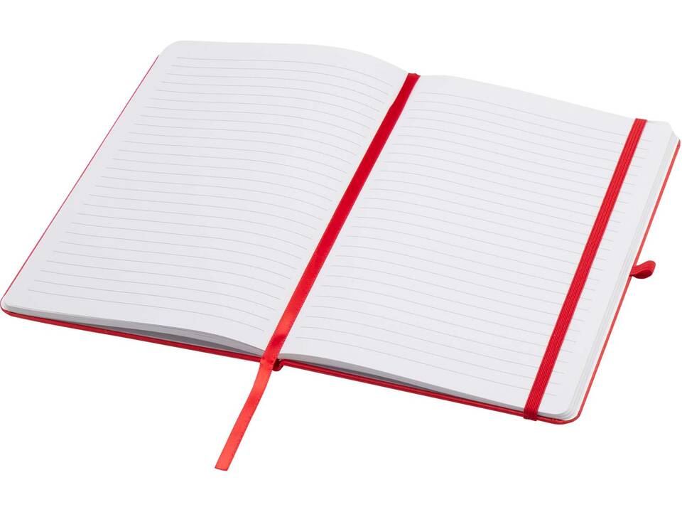 Teak A5 gerecycled notitieboek met harde kaft en gelinieerde pagina's 11