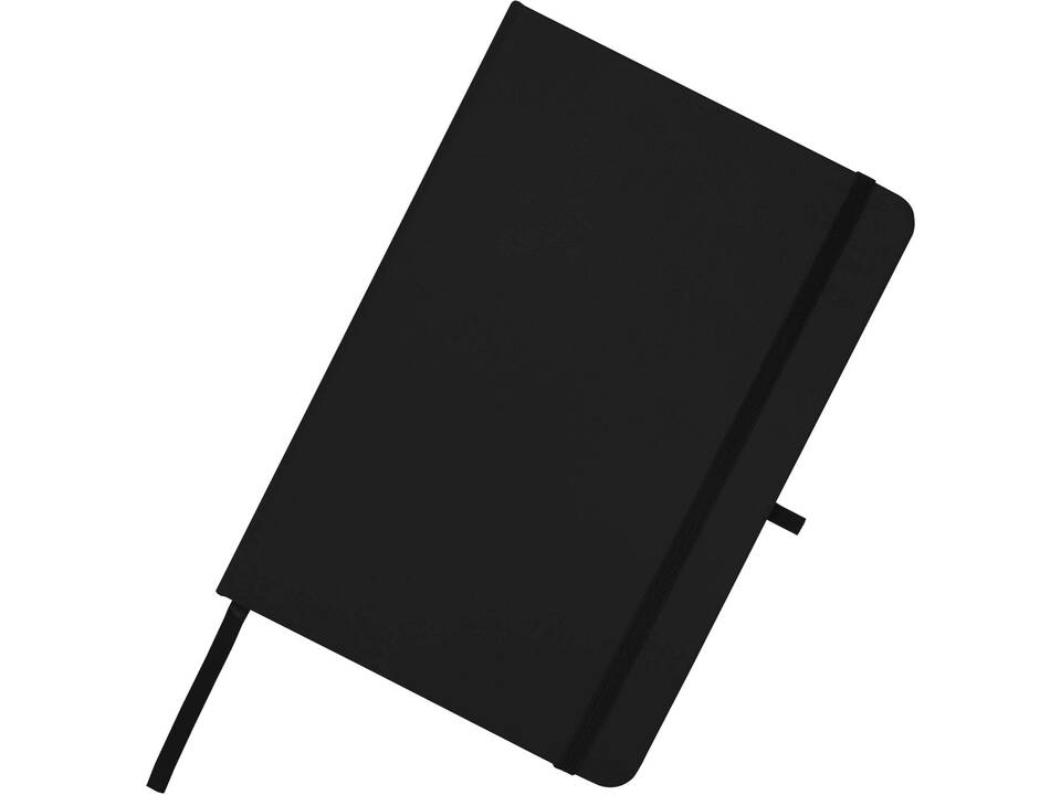 Teak A5 gerecycled notitieboek met harde kaft en gelinieerde pagina's 37