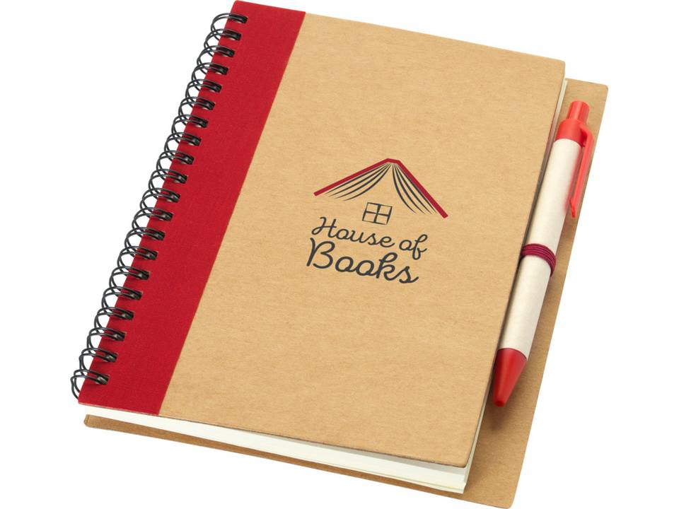 Gerecycled notitieboek met pen 26