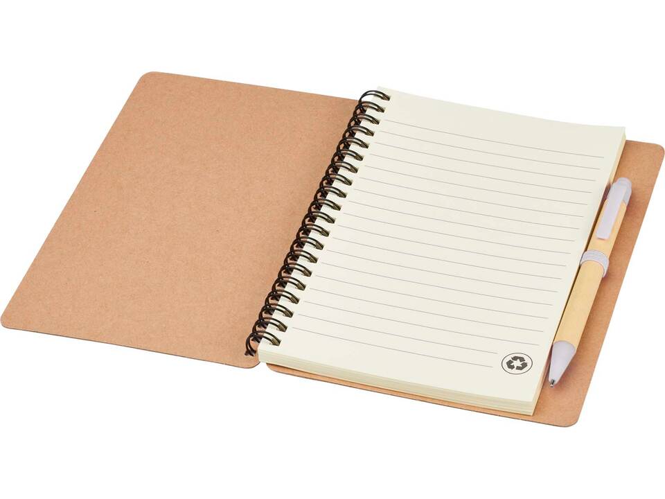 Gerecycled notitieboek met pen 11