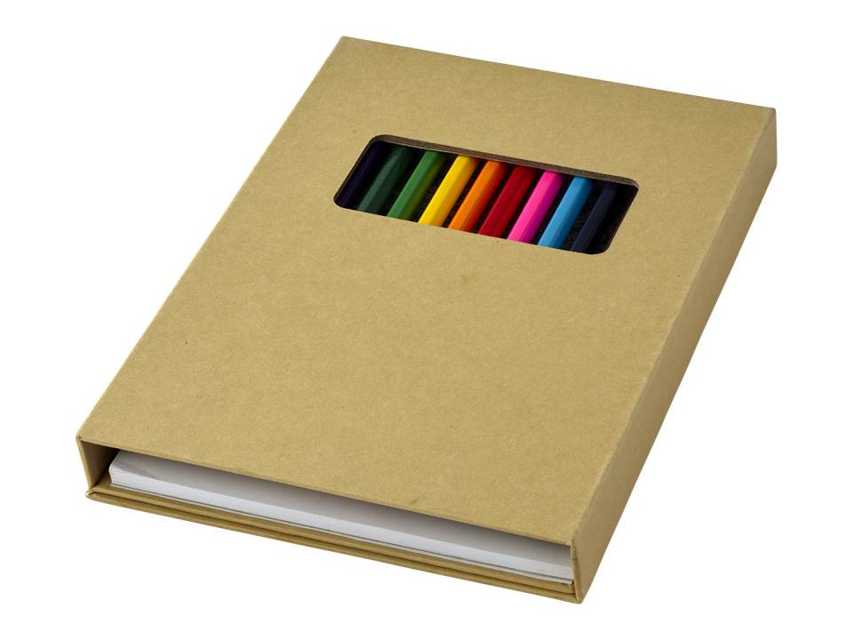 Set kleurtjes met papier 1