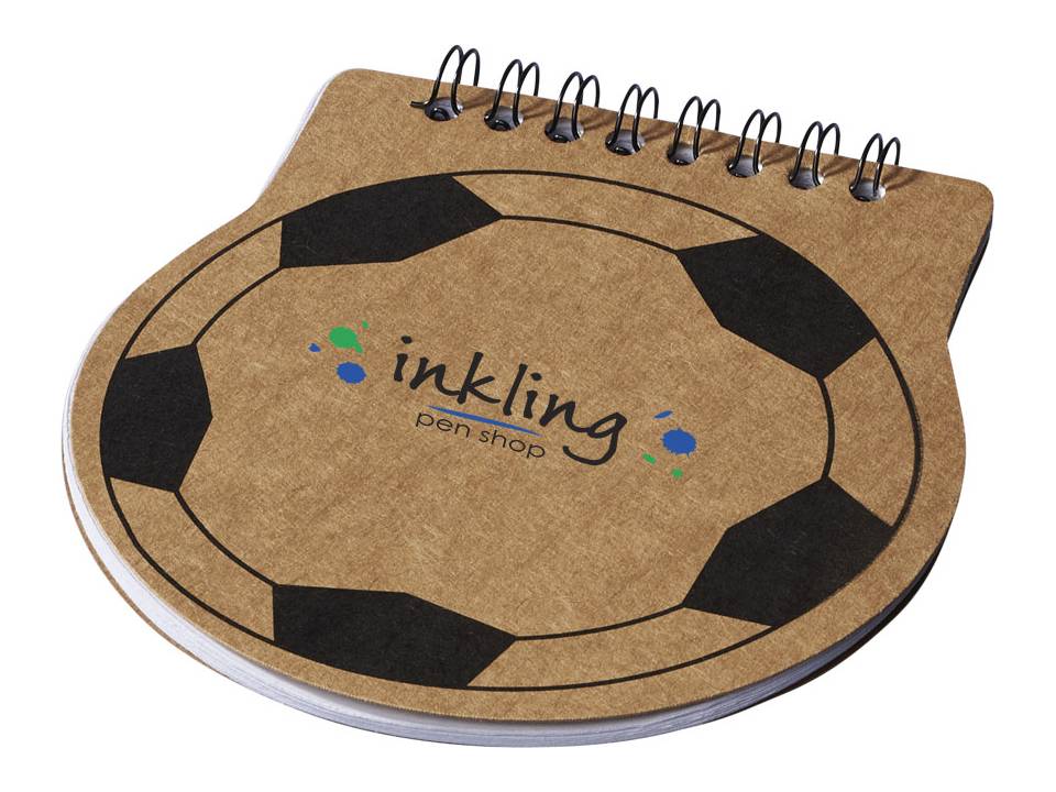 Score voetbal vorm notitieboek 4