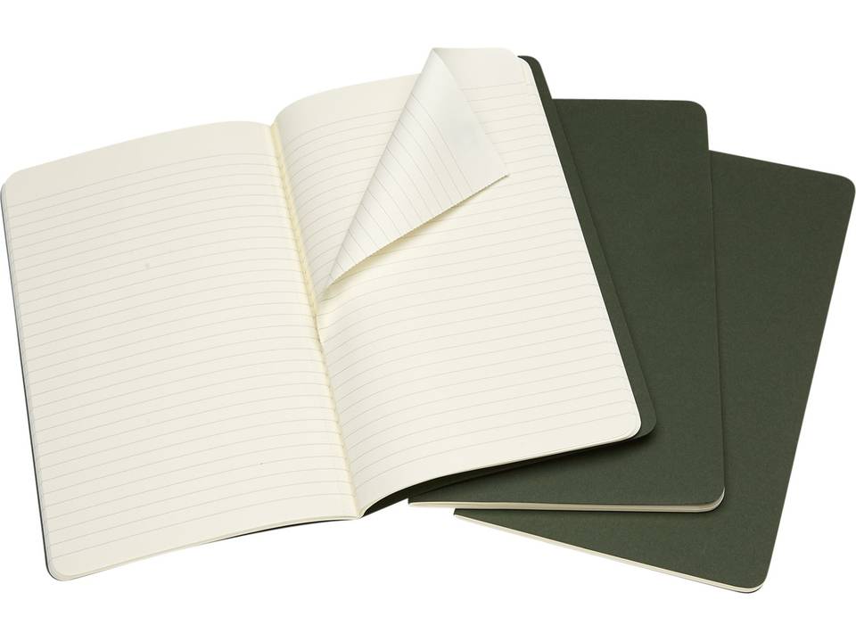 Cahier dagboek Large gelinieerd - set van 3 stuks 8