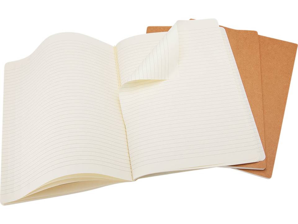 Cahier dagboek Large gelinieerd - set van 3 stuks 2