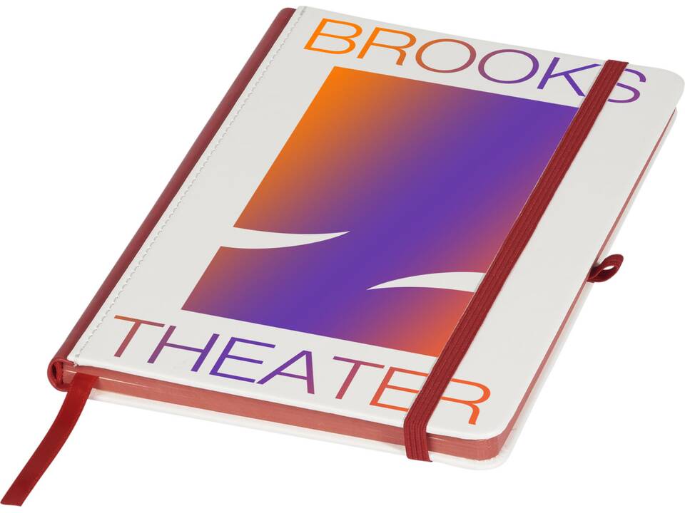 Notitieboek met gekleurde rug 12