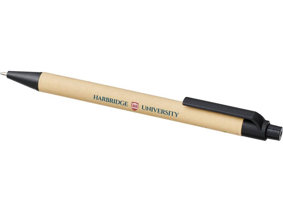 Berkan balpen van gerecycled karton en maïs 2