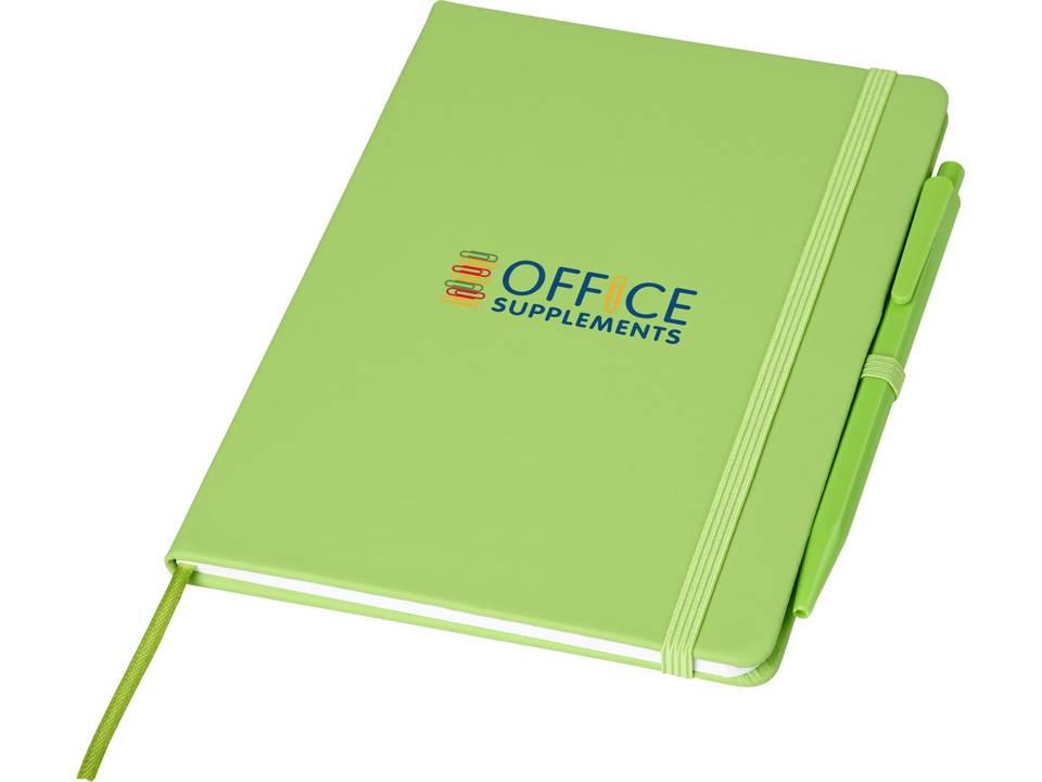 Prime middelgroot formaat notitieboek met pen 33