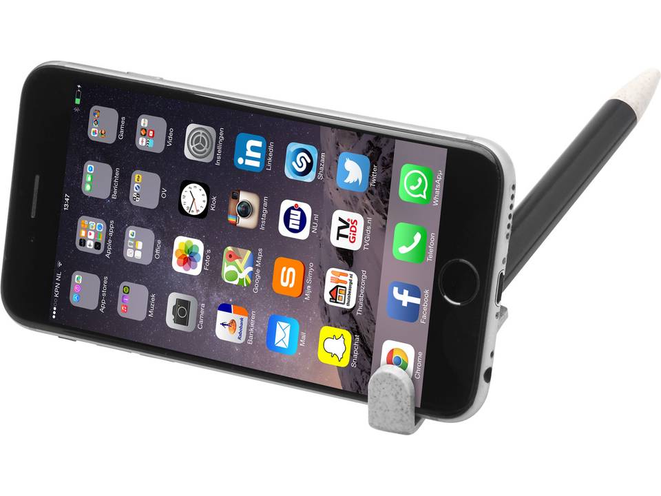 Medan balpen van tarwestro en telefoonhouder 4