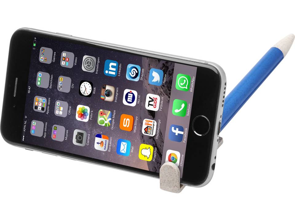 Medan balpen van tarwestro en telefoonhouder 10